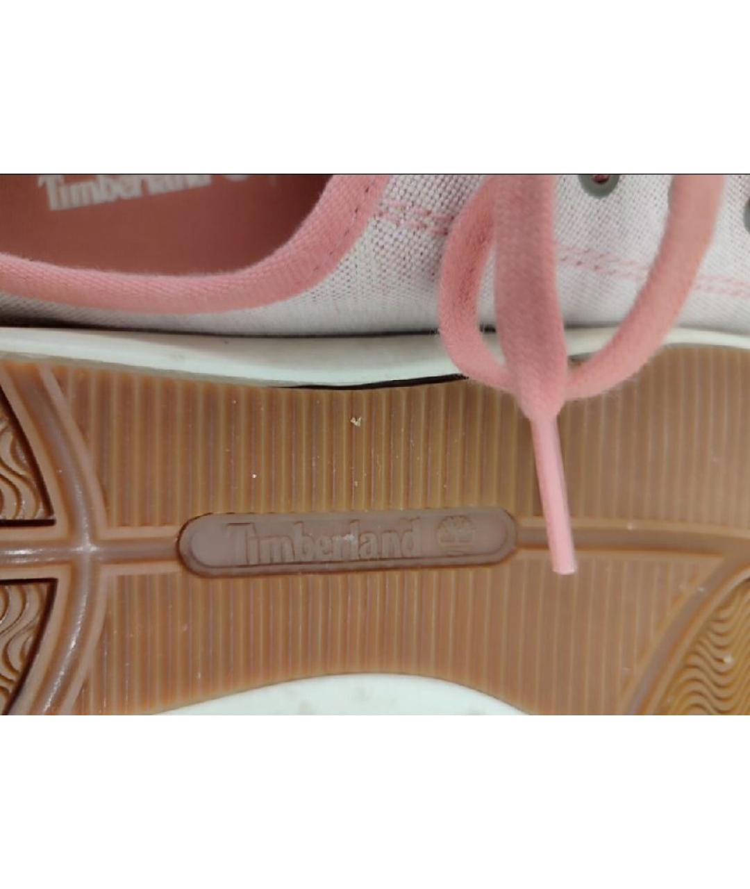 TIMBERLAND Коралловые текстильные кеды, фото 5