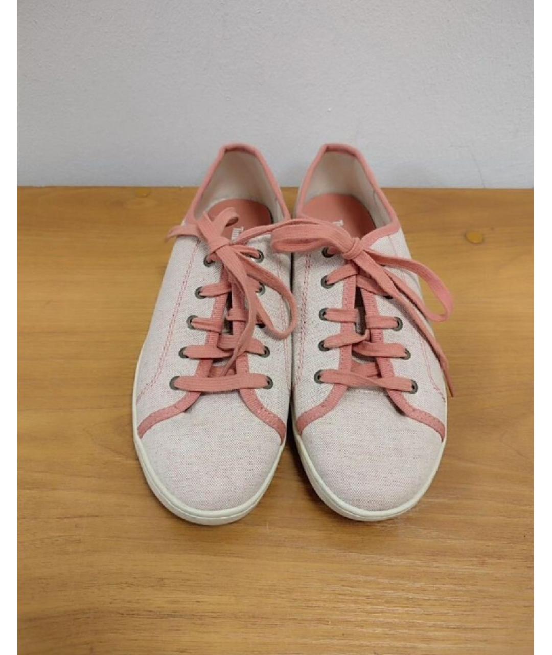 TIMBERLAND Коралловые текстильные кеды, фото 2