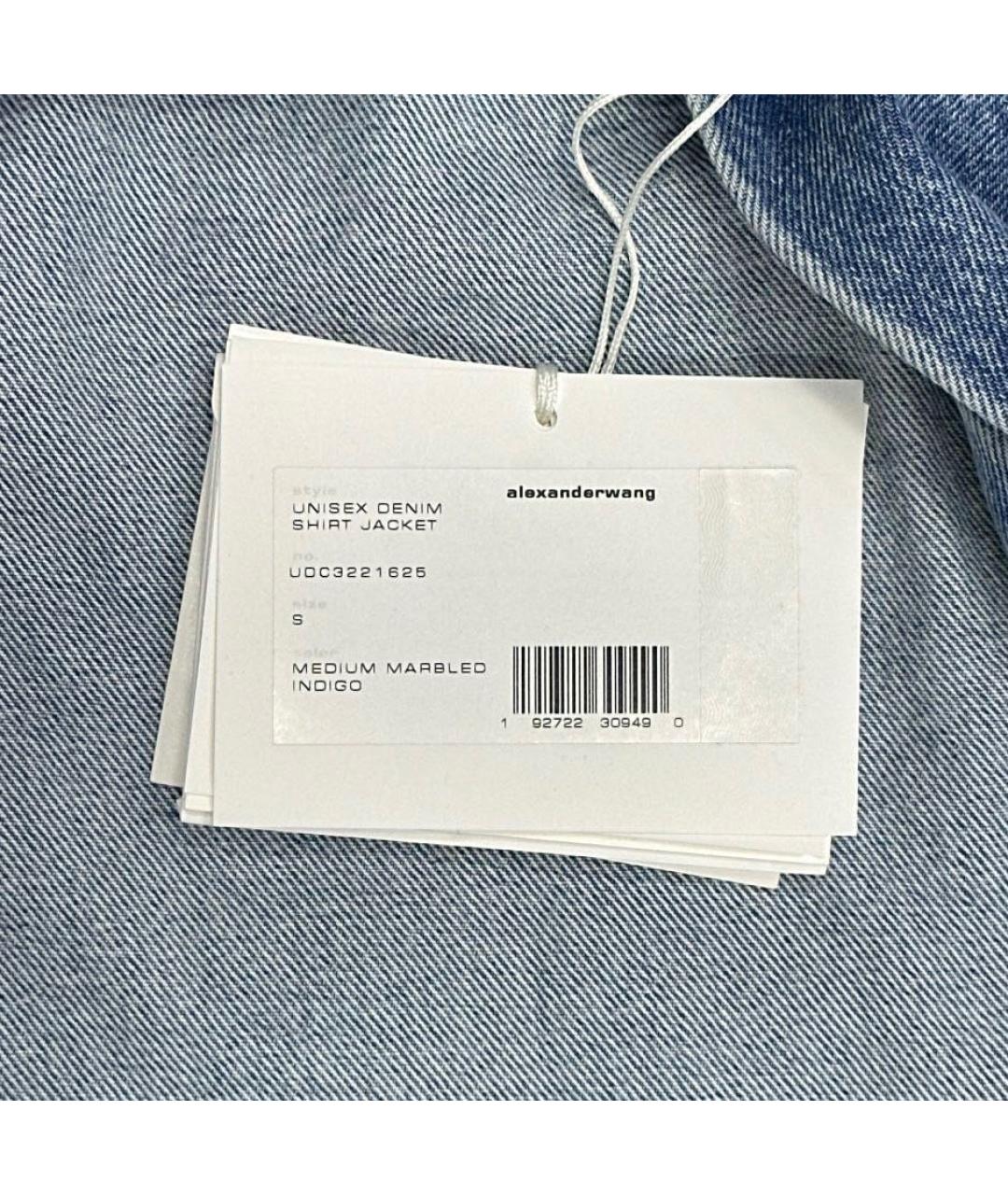 ALEXANDER WANG Голубая деним рубашка, фото 2