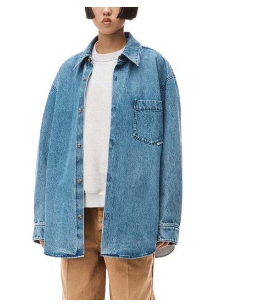 ALEXANDER WANG Голубая деним рубашка, фото 3