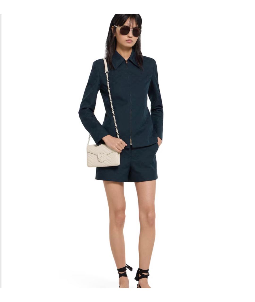 GUCCI Бежевый кожаный кошелек, фото 3