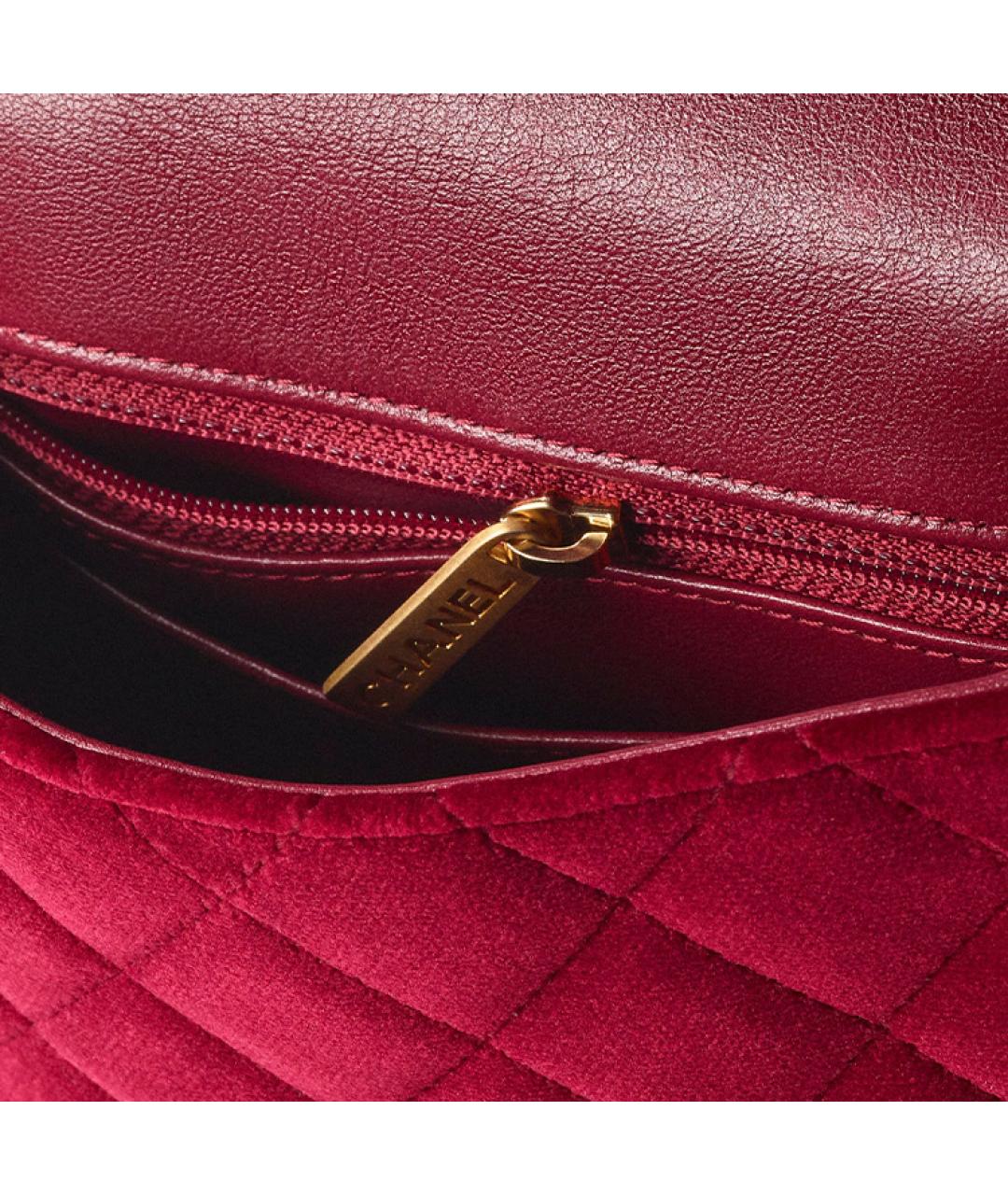 CHANEL Бордовая сумка через плечо, фото 3