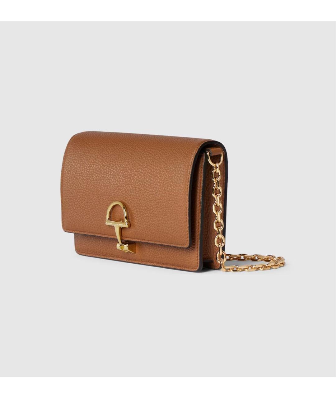 GUCCI Коричневый кожаный кошелек, фото 2