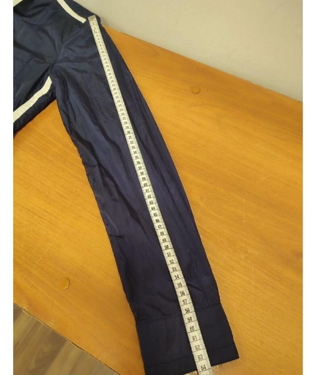 TRUSSARDI JEANS Темно-синяя полиамидовая рубашка, фото 7