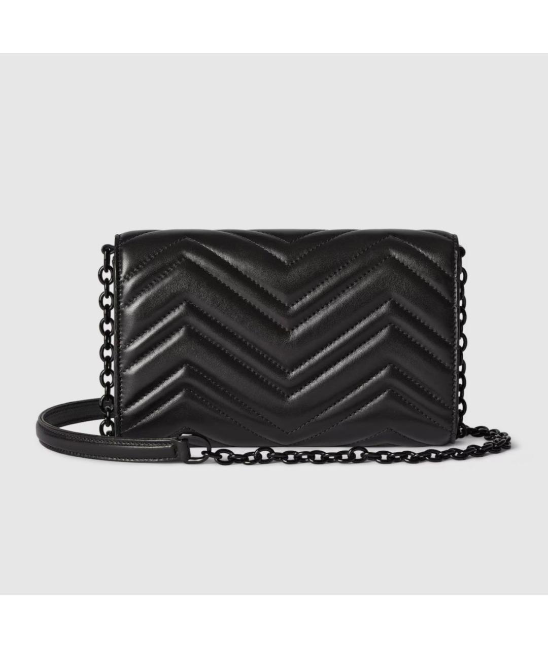 GUCCI Черный кожаный кошелек, фото 6