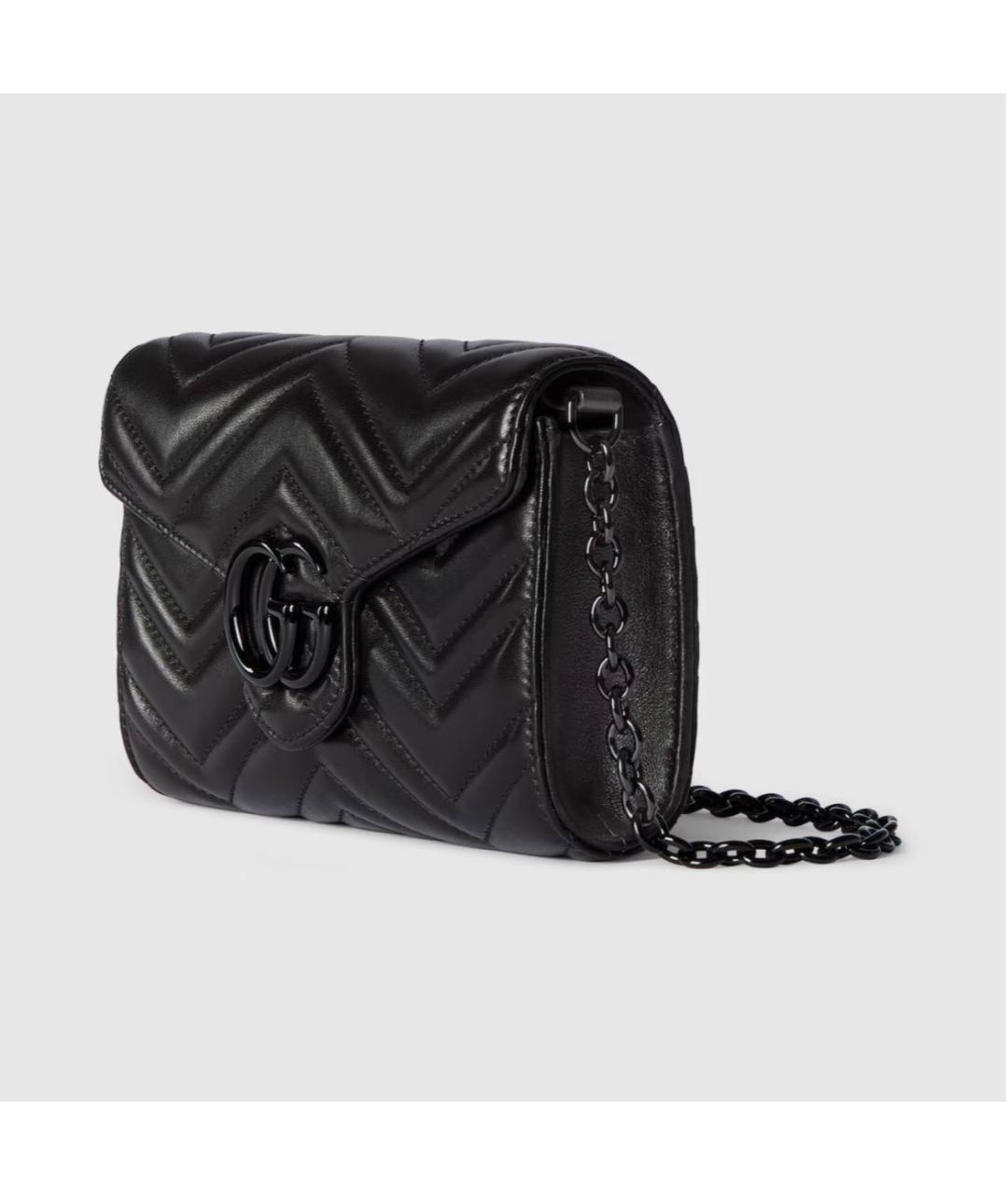 GUCCI Черный кожаный кошелек, фото 2