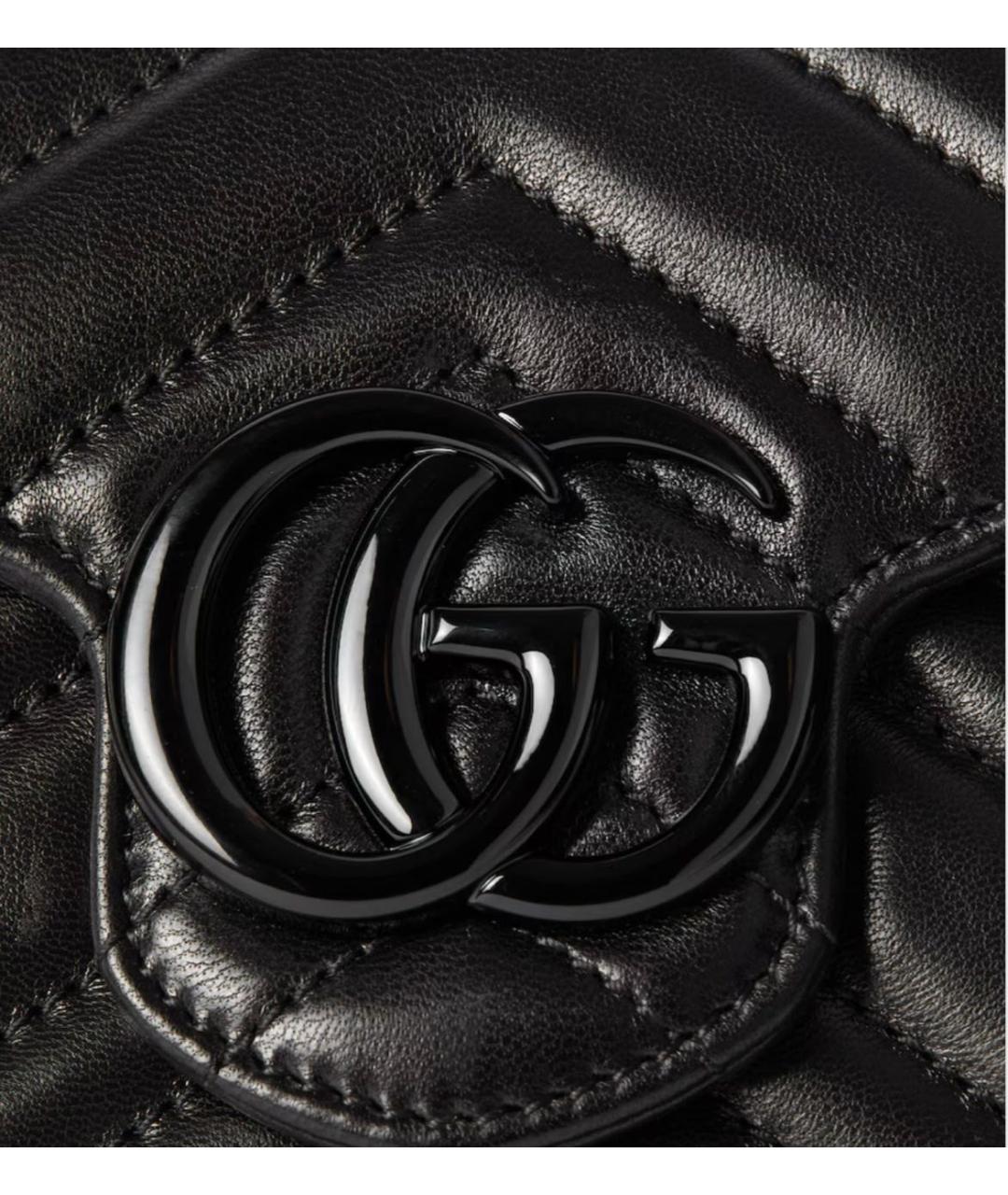 GUCCI Черный кожаный кошелек, фото 5