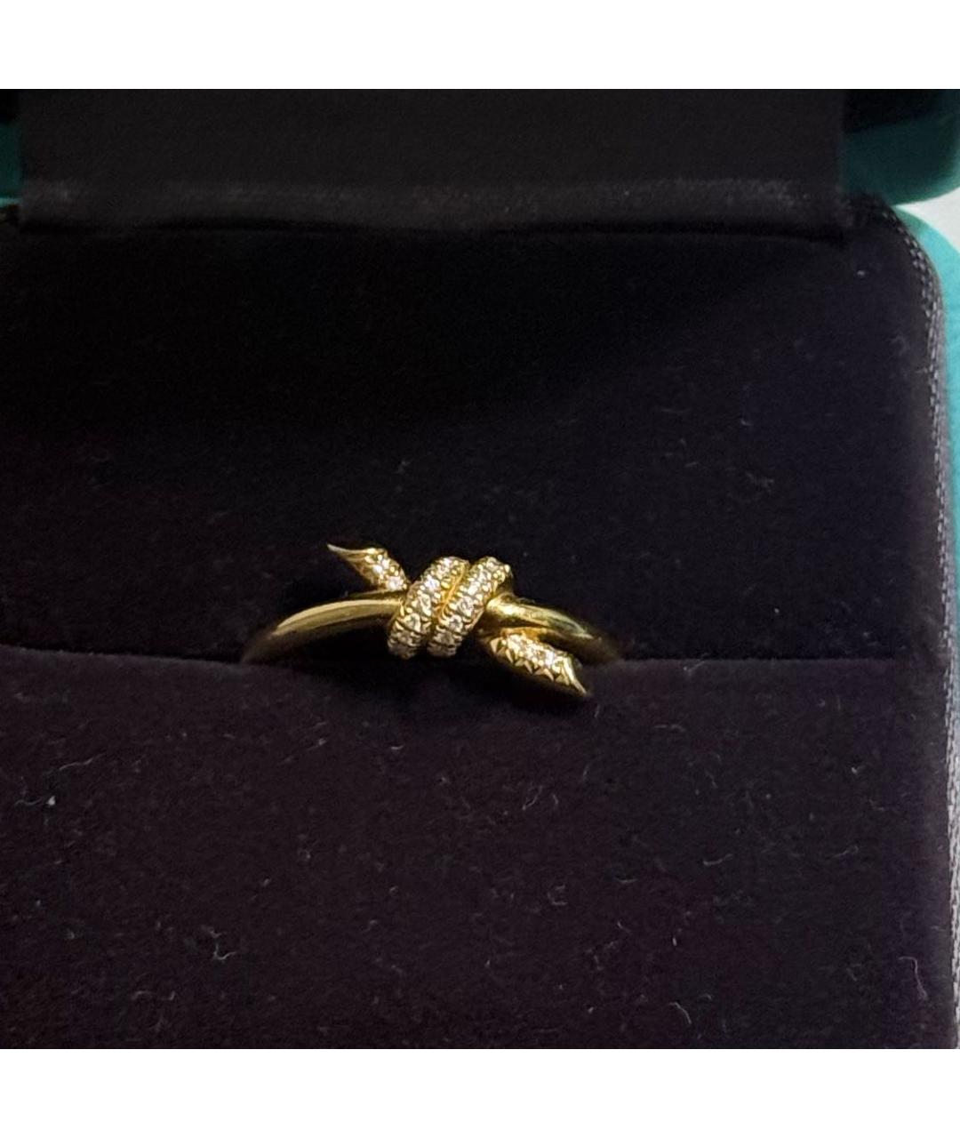 TIFFANY&CO Золотое кольцо из желтого золота, фото 4