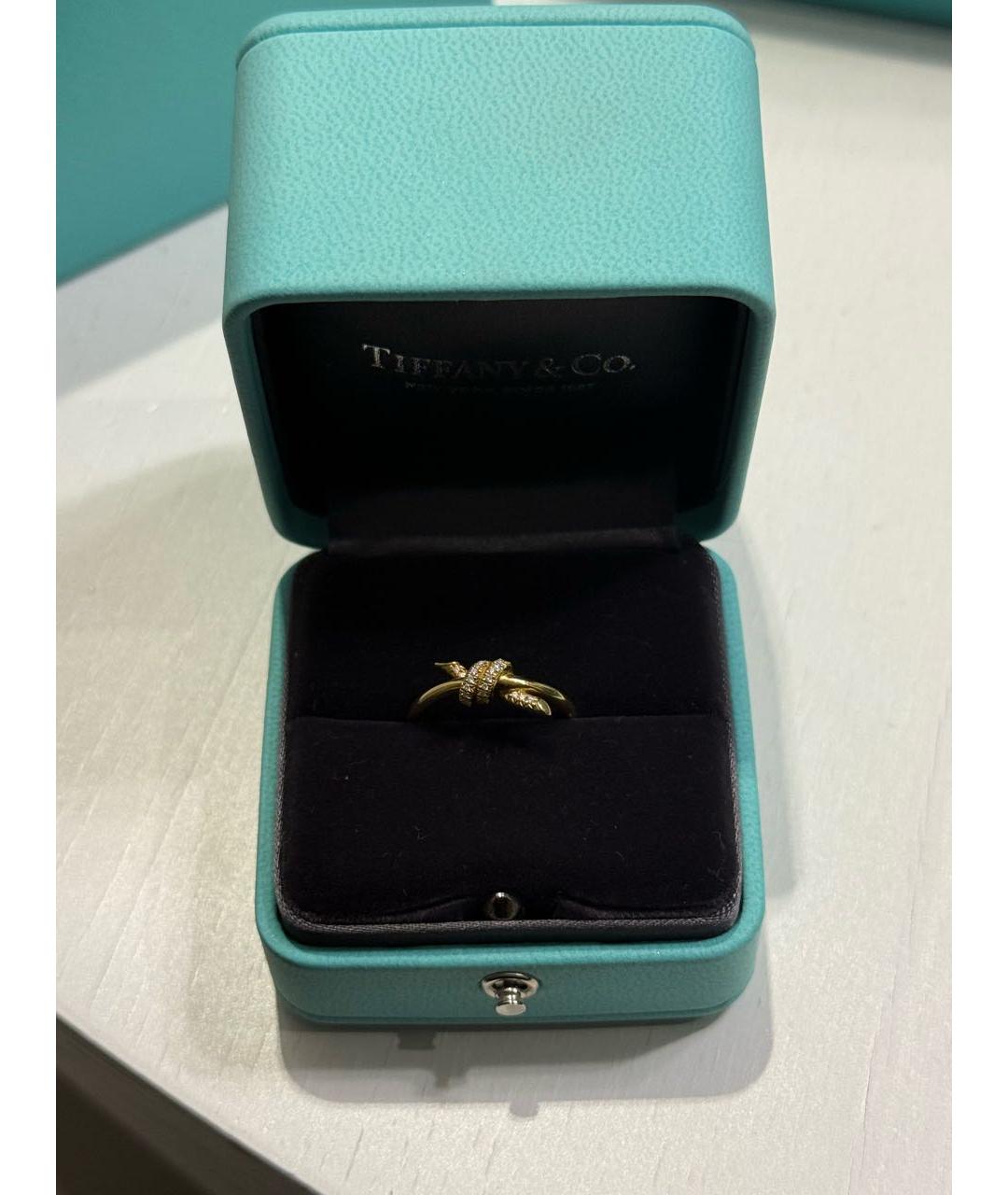 TIFFANY&CO Золотое кольцо из желтого золота, фото 2