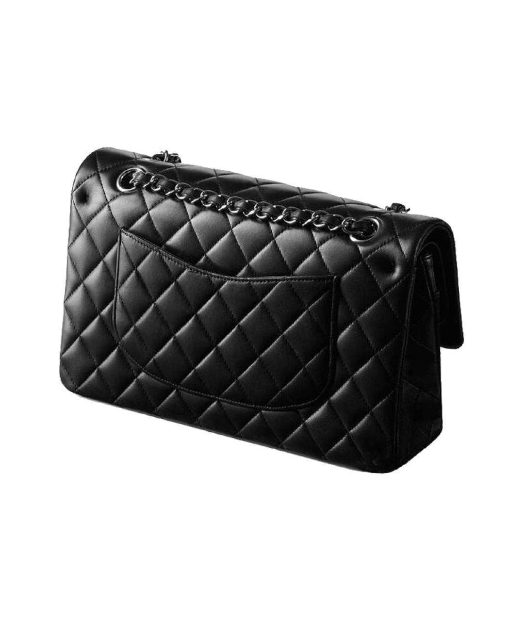 CHANEL Черная кожаная сумка через плечо, фото 4