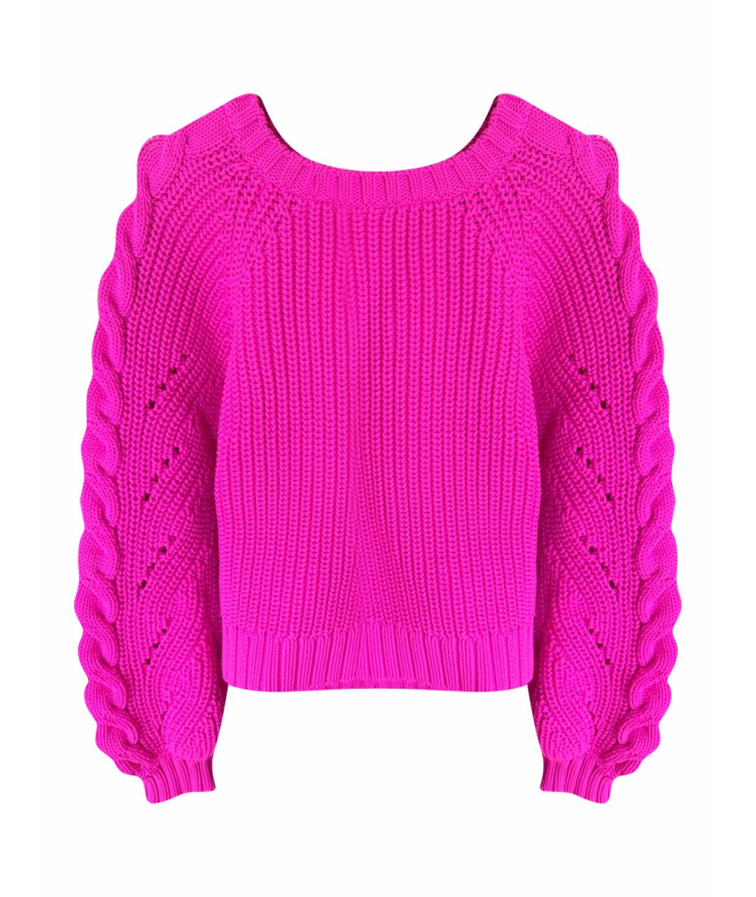 ARMANI EXCHANGE Розовый полиамидовый джемпер / свитер, фото 1