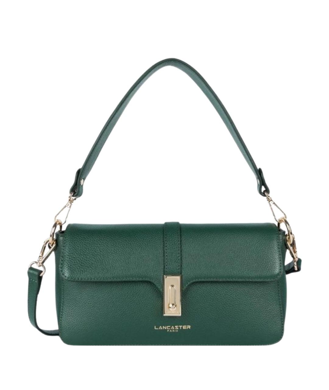 LANCASTER Зеленая сумка с короткими ручками, фото 1