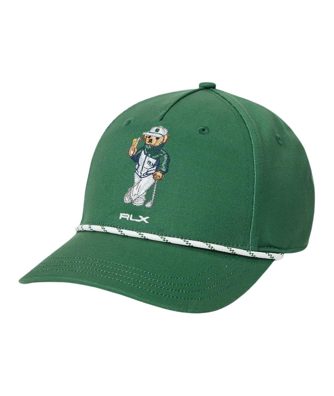 POLO RALPH LAUREN Зеленая хлопковая кепка/бейсболка, фото 1