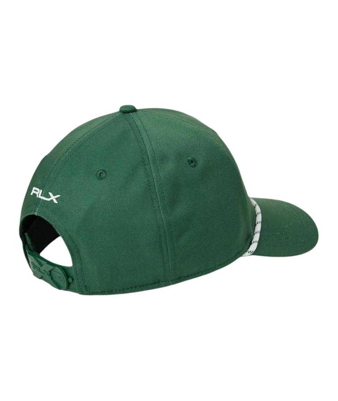 POLO RALPH LAUREN Зеленая хлопковая кепка/бейсболка, фото 2