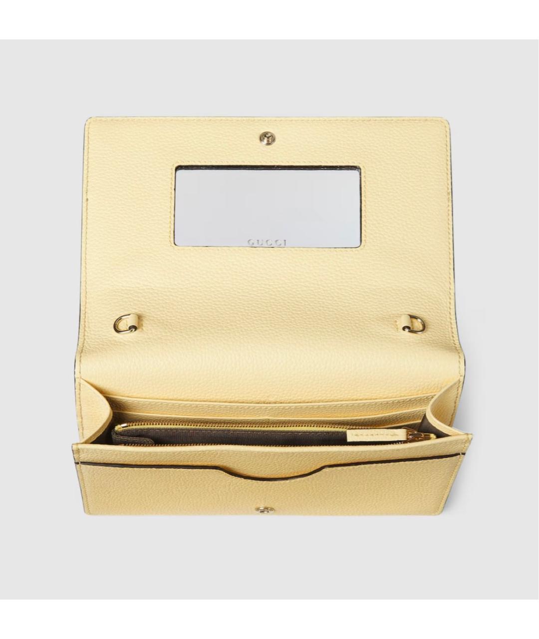 GUCCI Желтый кошелек, фото 7