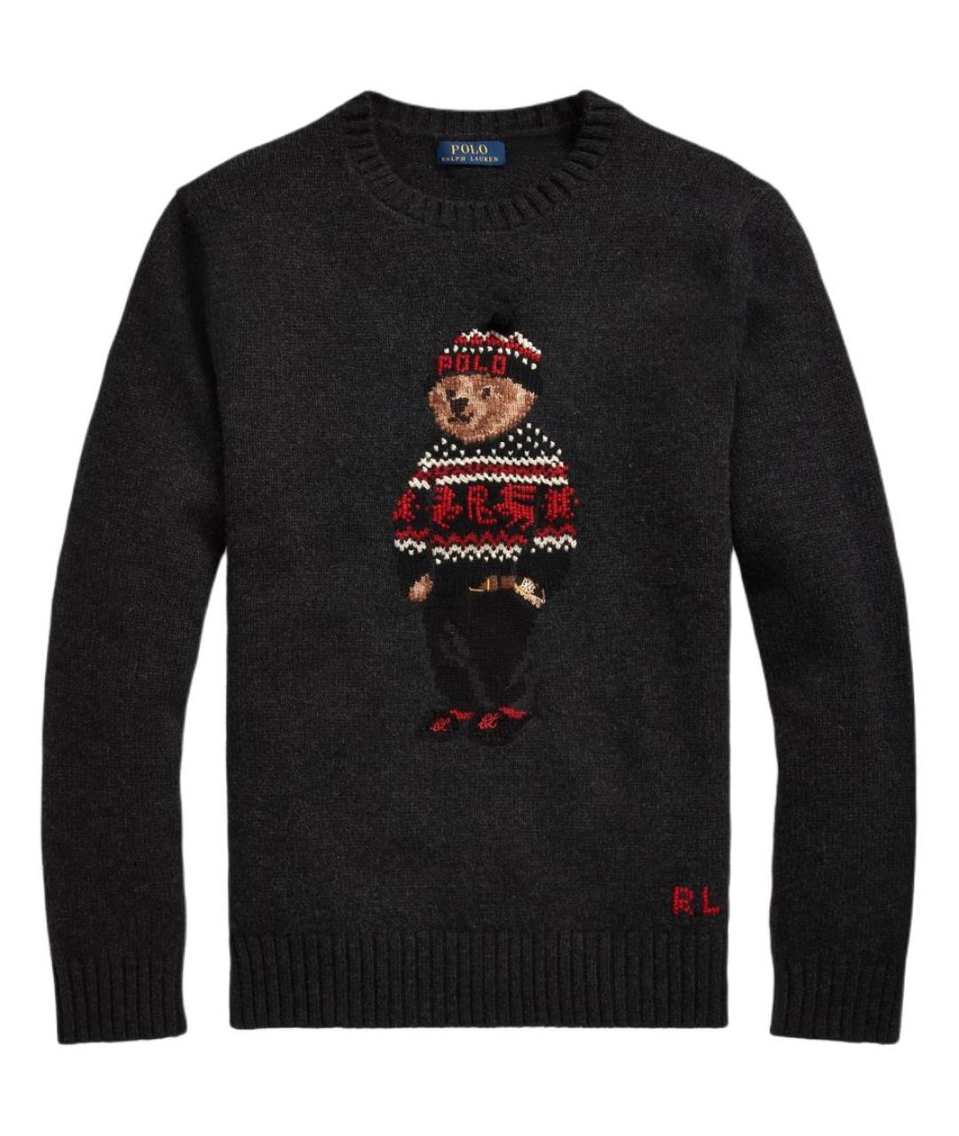 POLO RALPH LAUREN Серый джемпер / свитер, фото 1