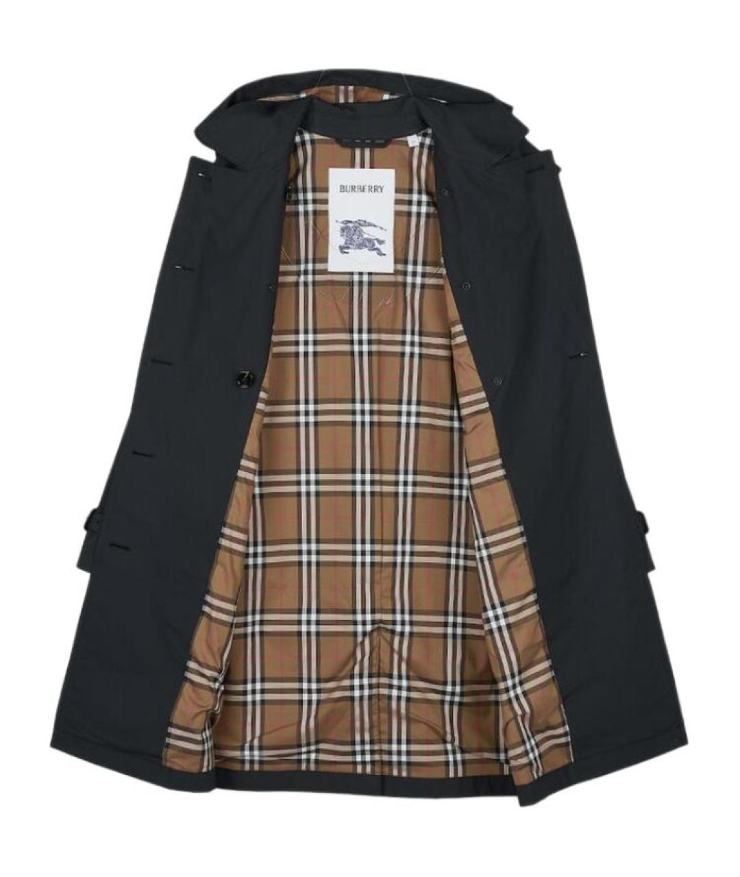 BURBERRY Черный тренч/плащ, фото 2