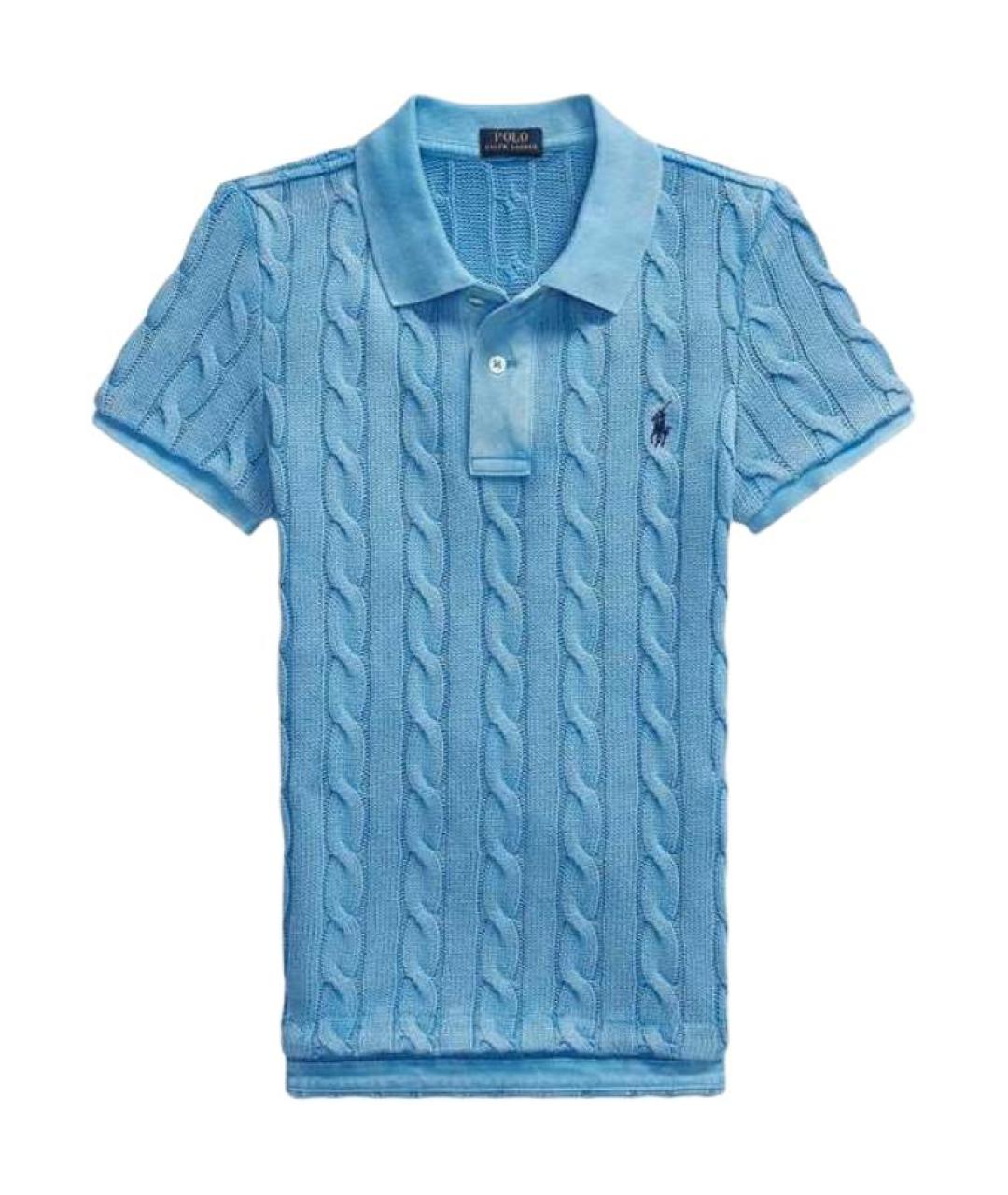 POLO RALPH LAUREN Синий хлопковый джемпер / свитер, фото 1