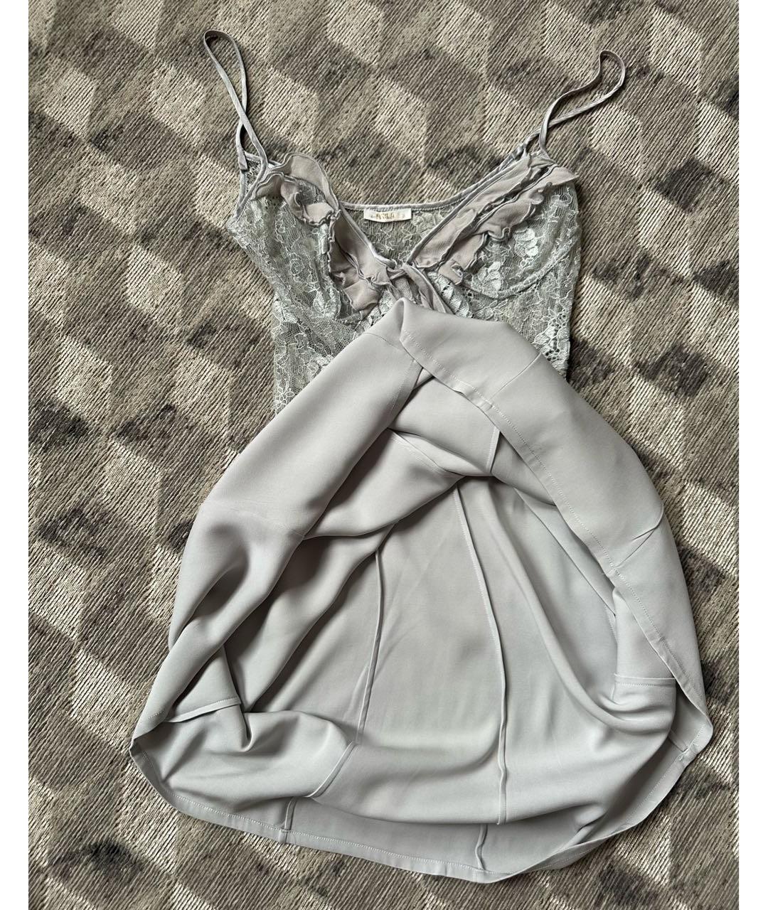 LA PERLA Серая пижамы и сорочки, фото 7