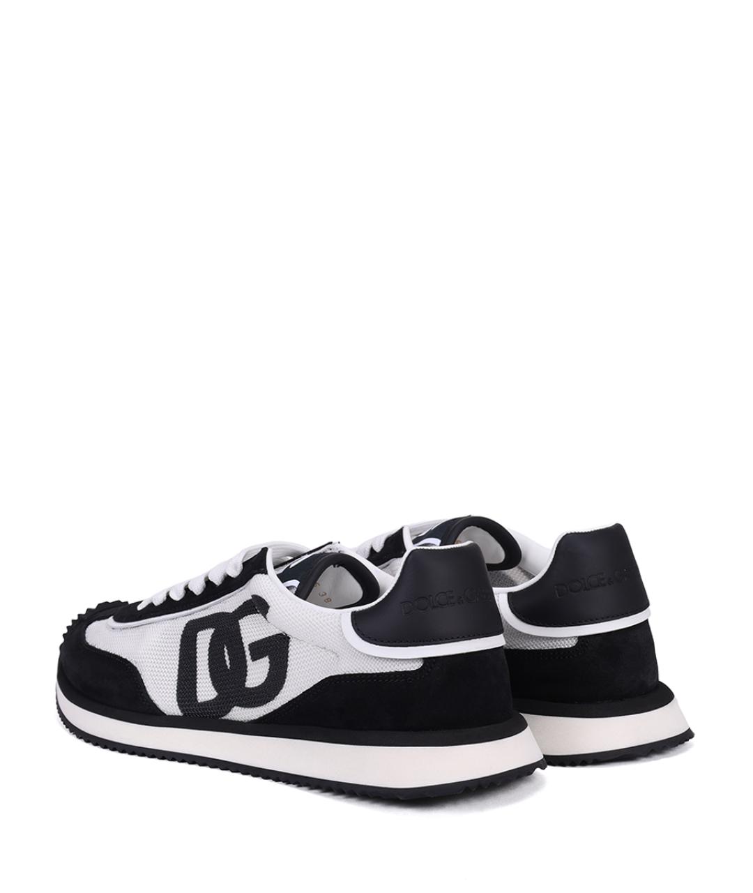 DOLCE&GABBANA Мульти замшевые кроссовки, фото 4