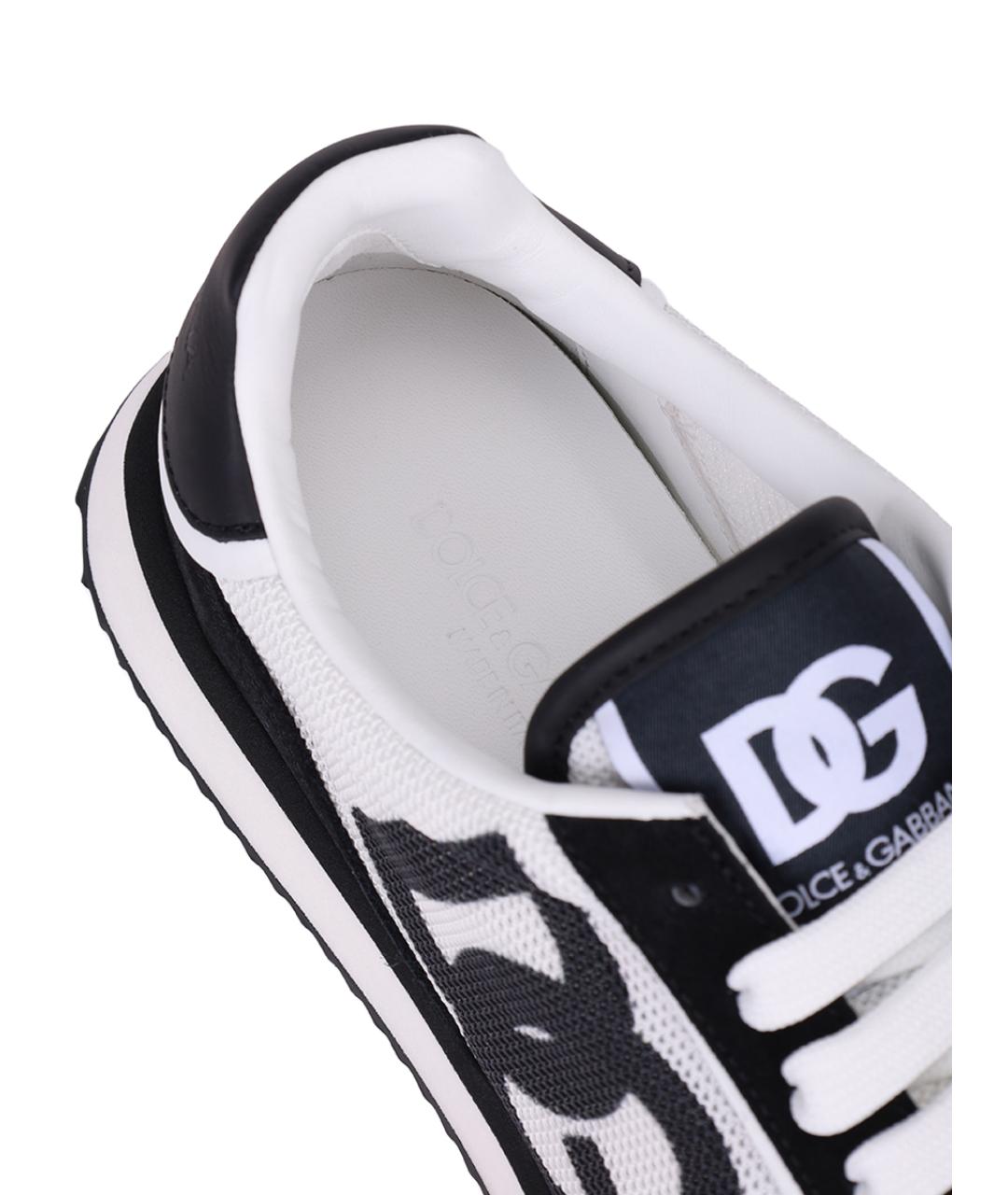 DOLCE&GABBANA Мульти замшевые кроссовки, фото 6