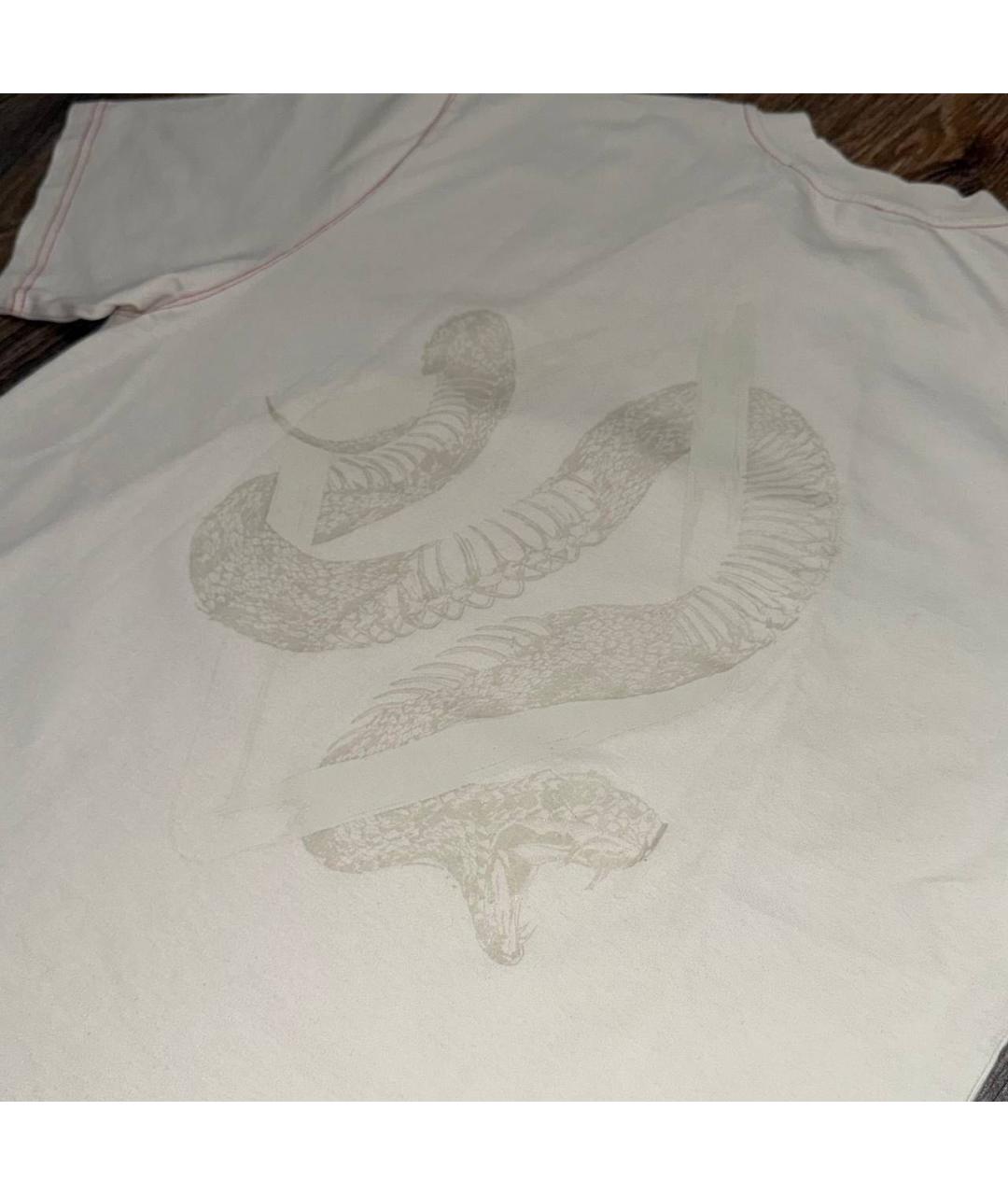 A-COLD-WALL* Бежевая хлопковая футболка, фото 3