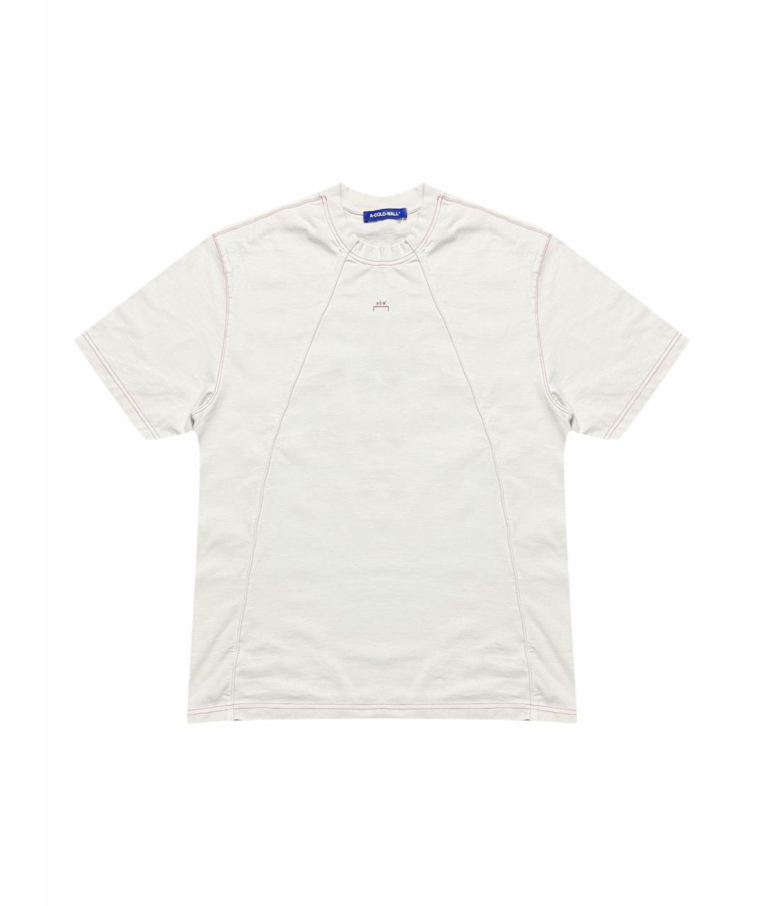 A-COLD-WALL* Бежевая хлопковая футболка, фото 1