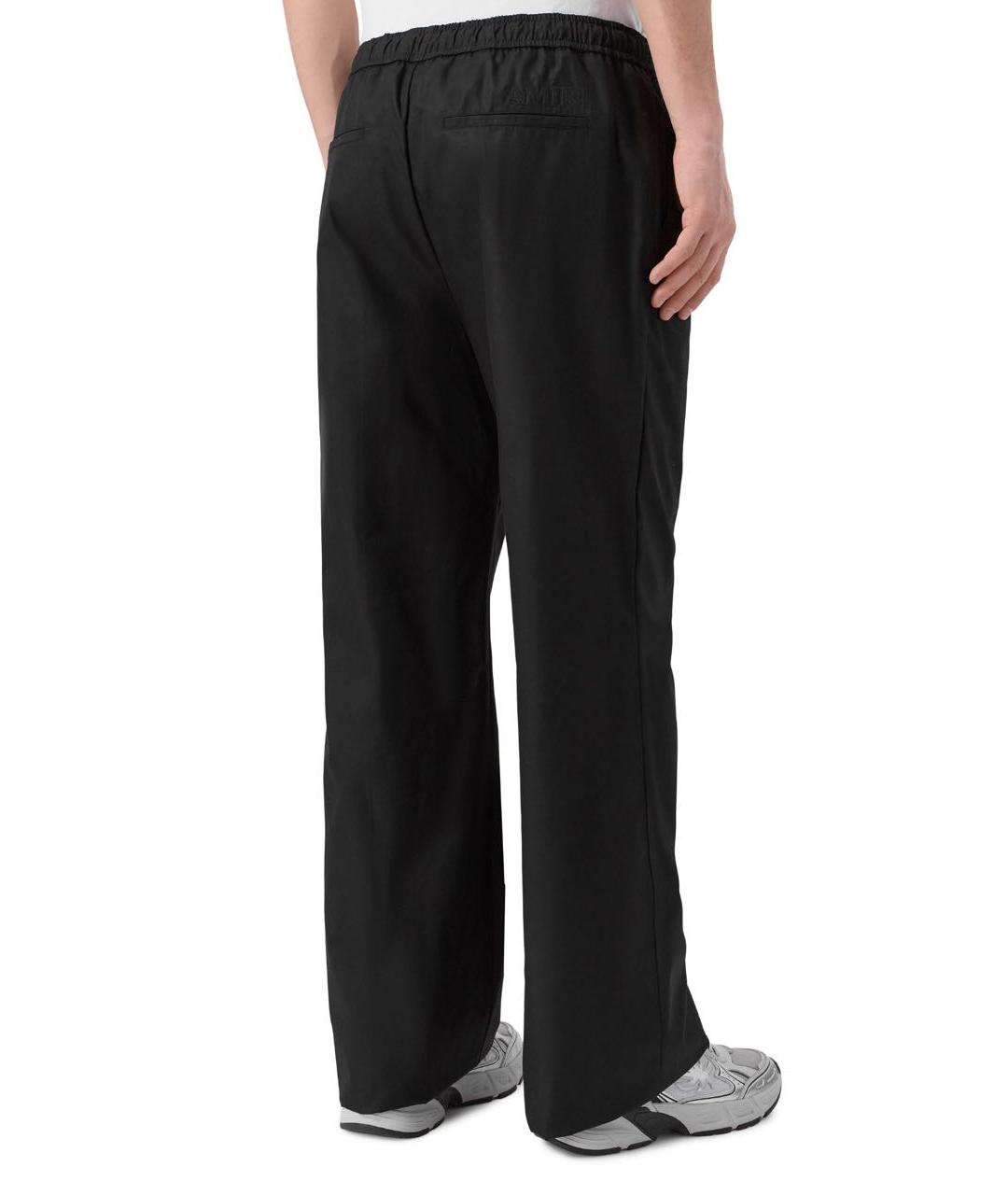 AMIRI Черные хлопковые повседневные брюки, фото 2