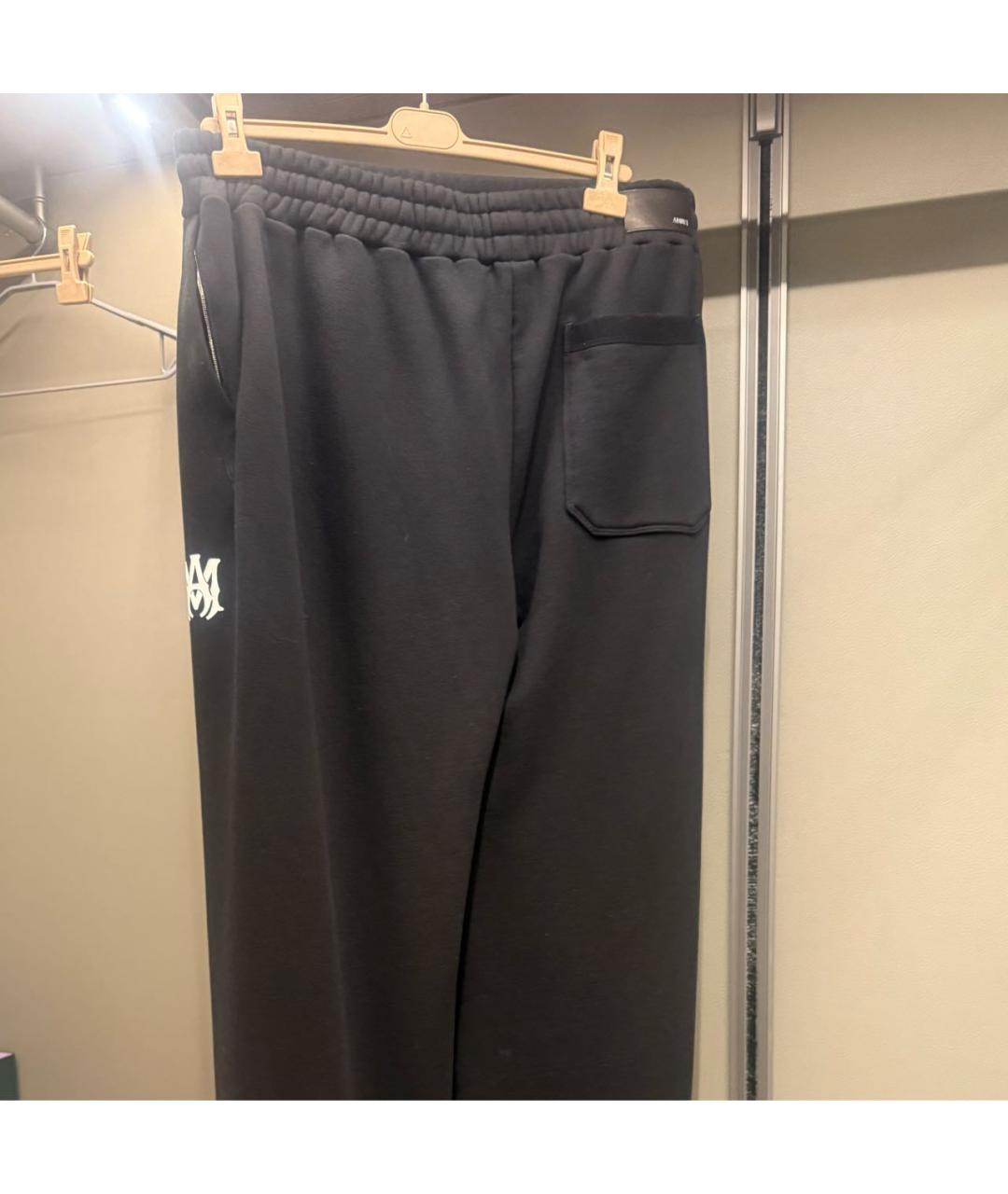 AMIRI Черные хлопковые повседневные брюки, фото 3