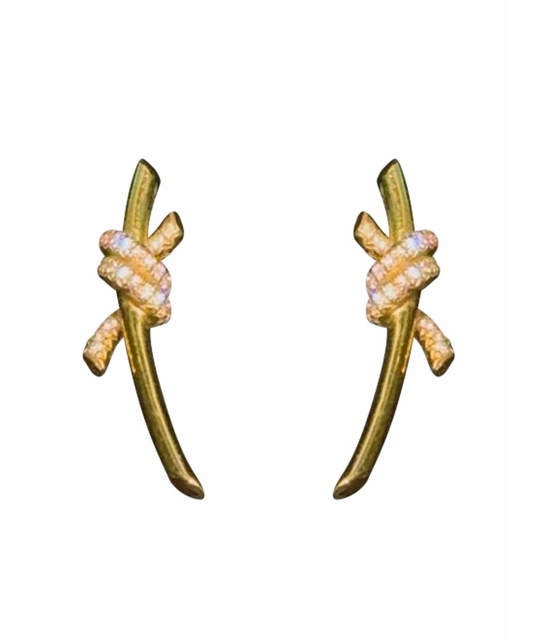 TIFFANY&CO Золотые серьги из желтого золота, фото 1