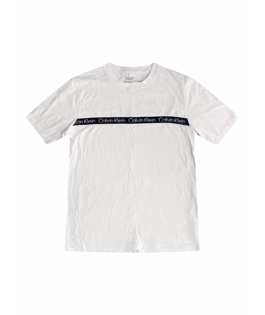 CALVIN KLEIN Белая хлопковая футболка, фото 1