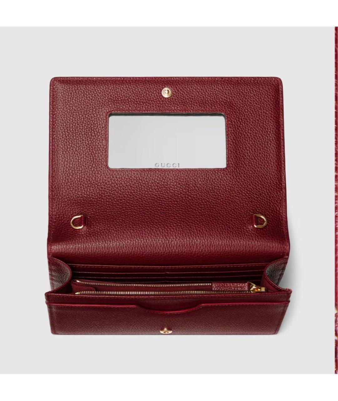 GUCCI Черный кожаный кошелек, фото 7