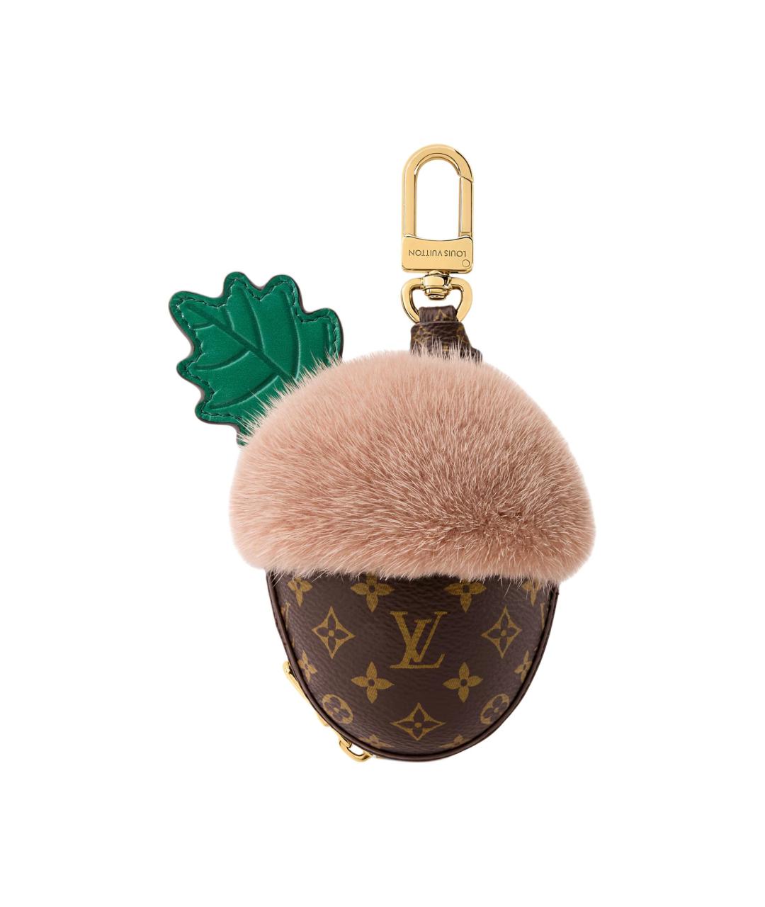 LOUIS VUITTON Коричневый кожаный кошелек, фото 1