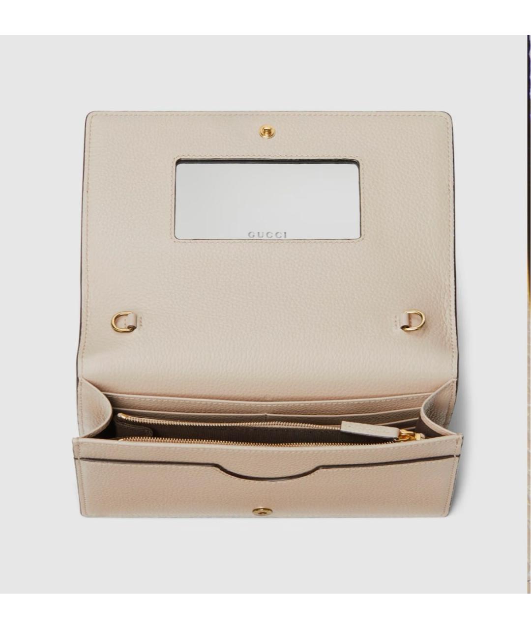 GUCCI Бежевый кошелек, фото 6
