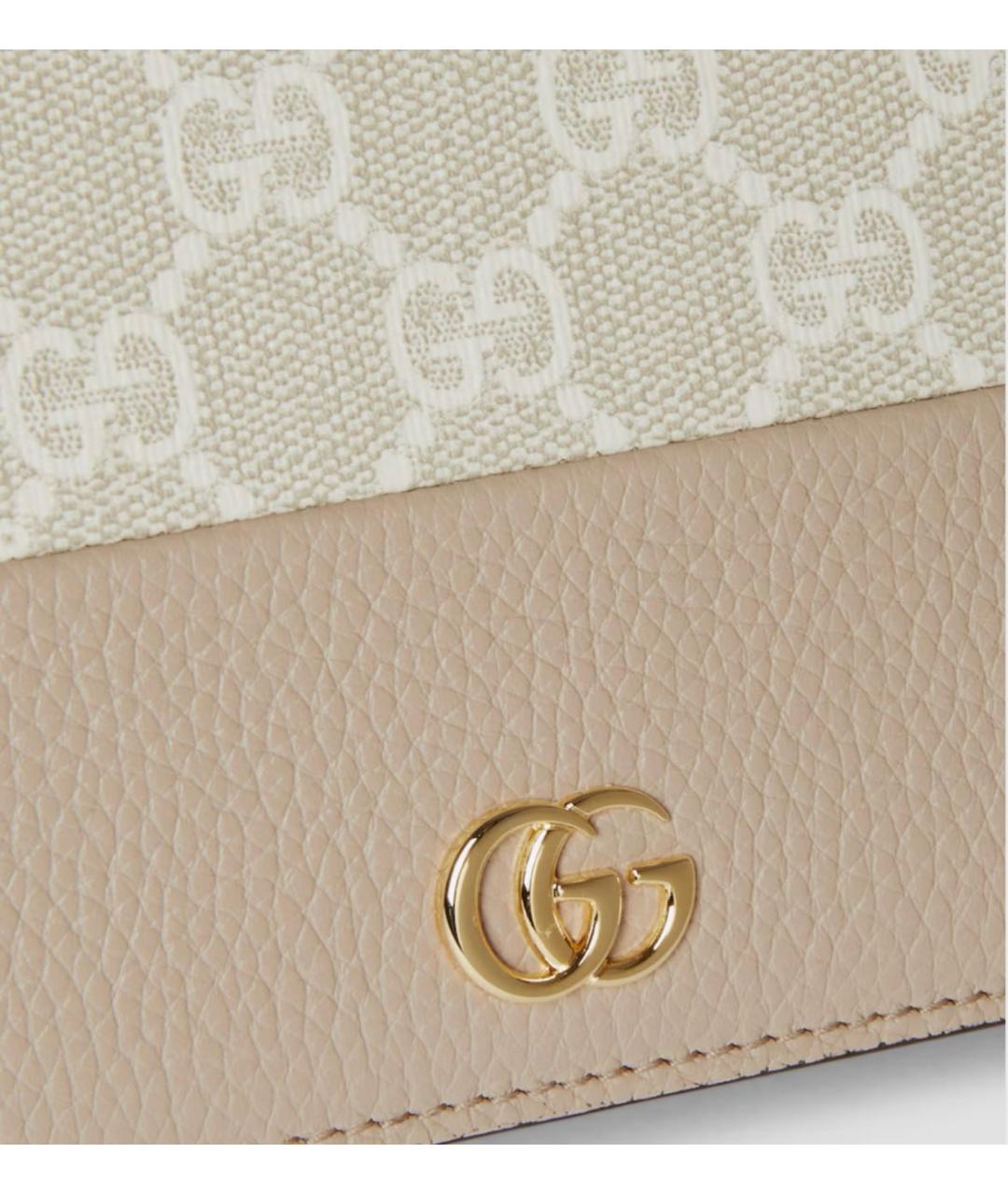 GUCCI Бежевый кошелек, фото 4