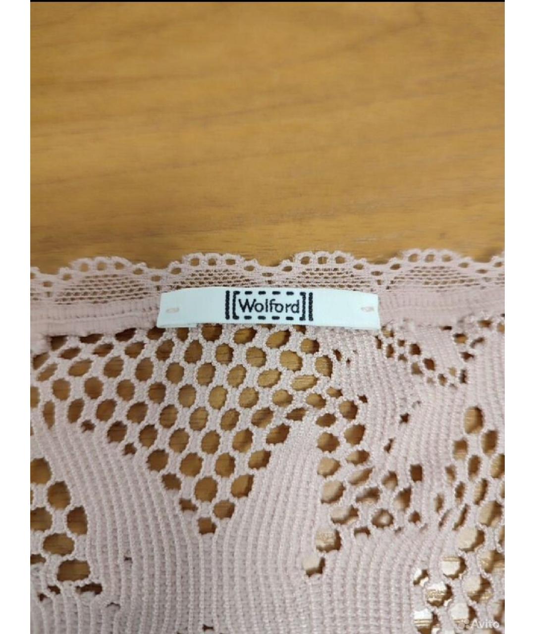 WOLFORD Розовый кружевной джемпер / свитер, фото 3