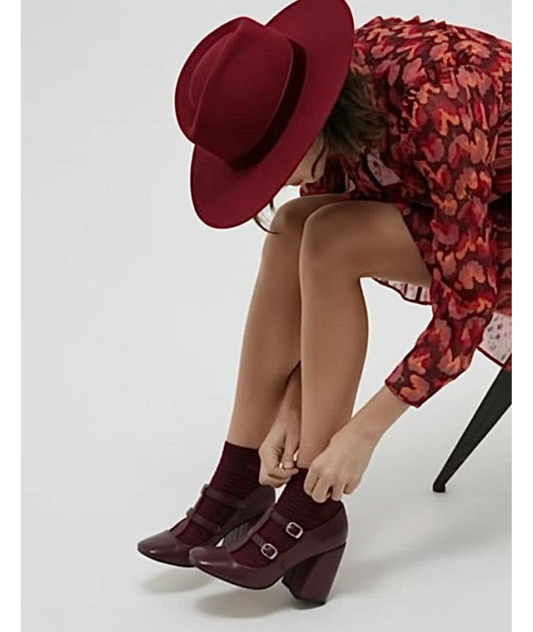 MAX&CO Бордовые туфли, фото 7