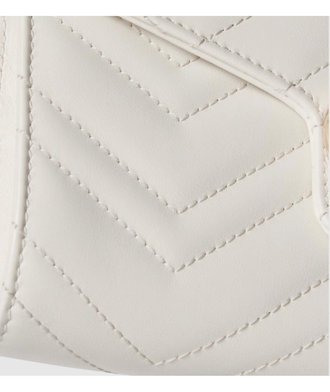 GUCCI Белый кожаный кошелек, фото 8