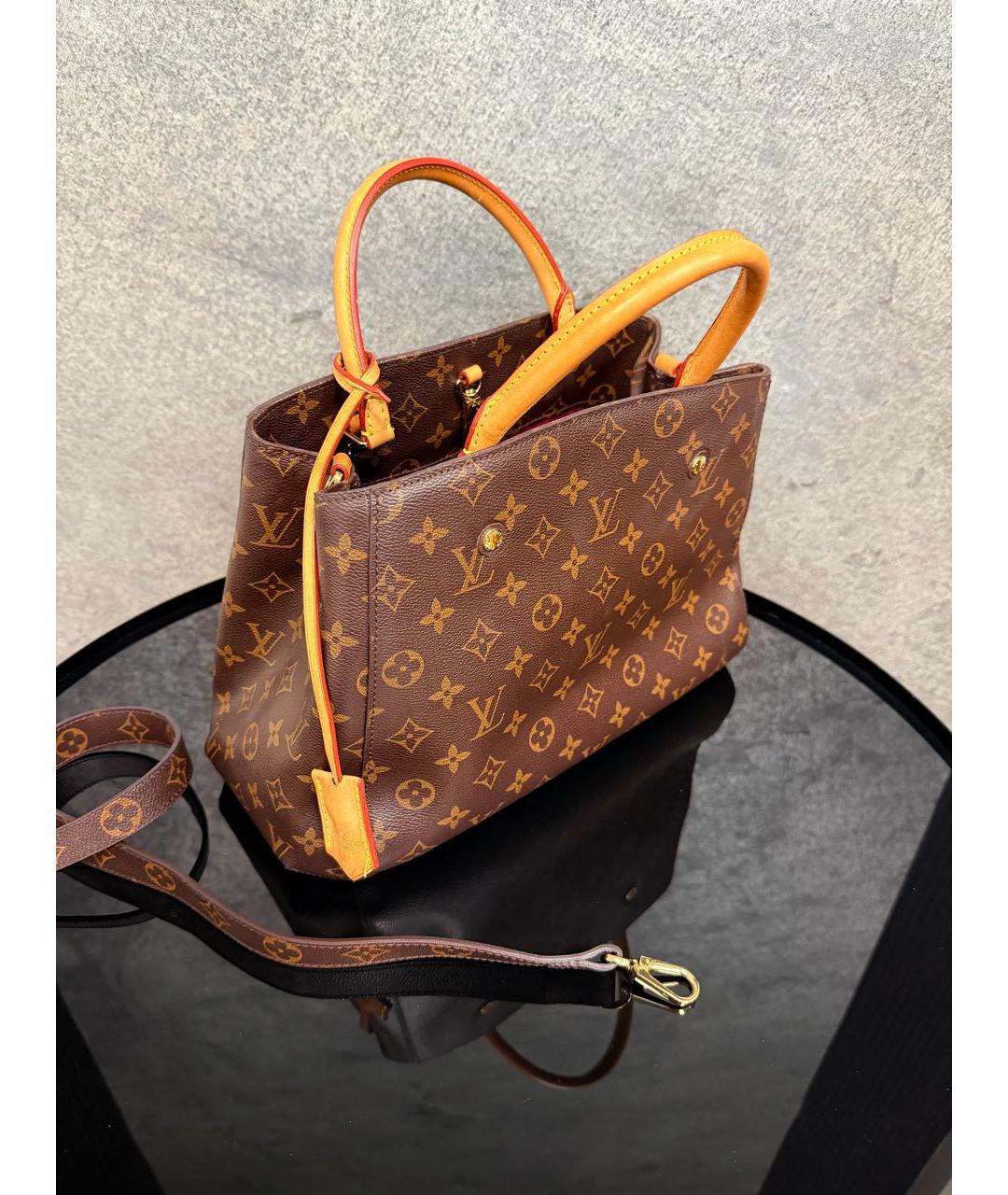 LOUIS VUITTON Коричневая сумка тоут, фото 2