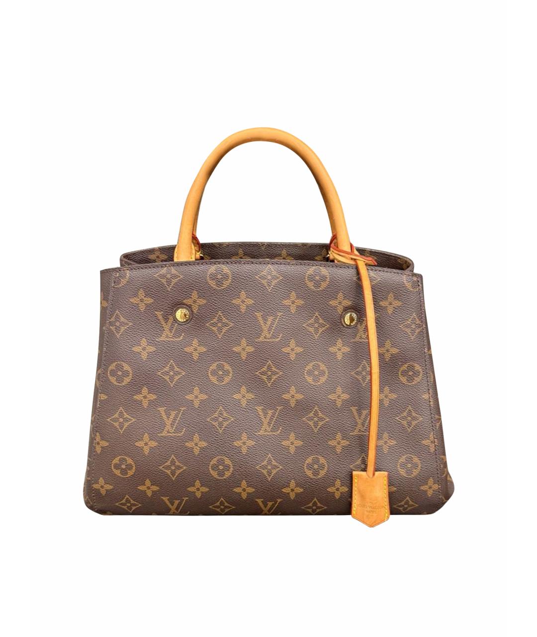 LOUIS VUITTON Коричневая сумка тоут, фото 1