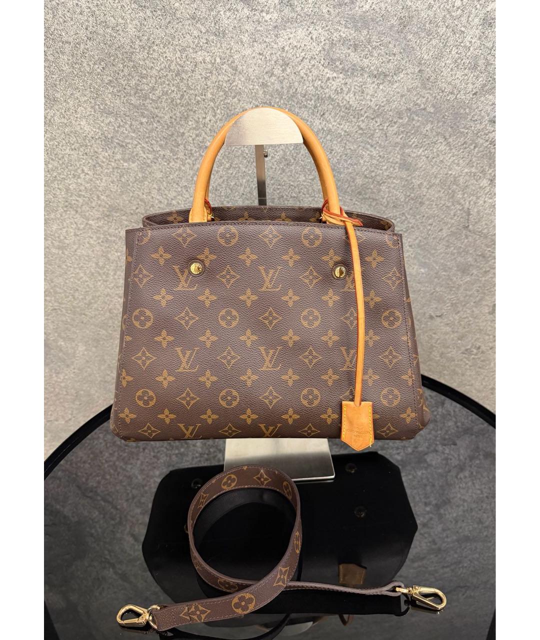 LOUIS VUITTON Коричневая сумка тоут, фото 5