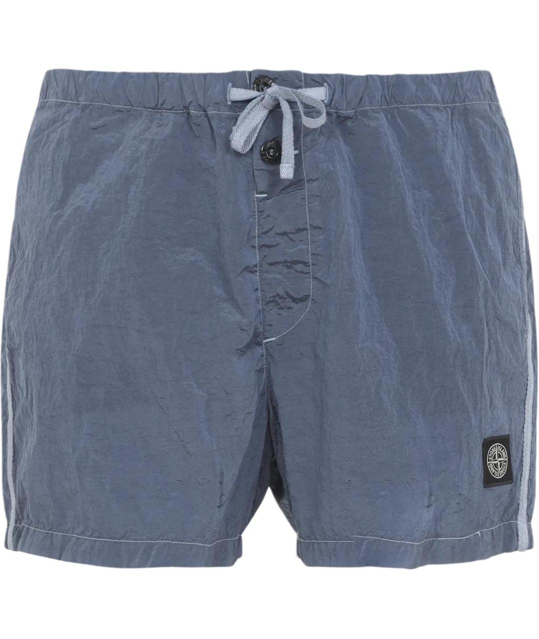 STONE ISLAND Синие плавки, фото 1