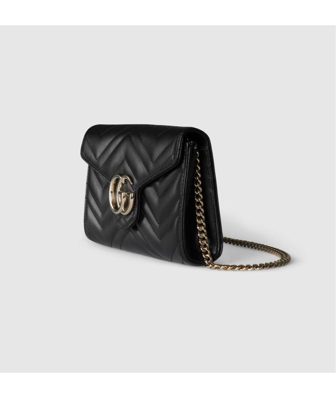 GUCCI Черный кожаный кошелек, фото 2