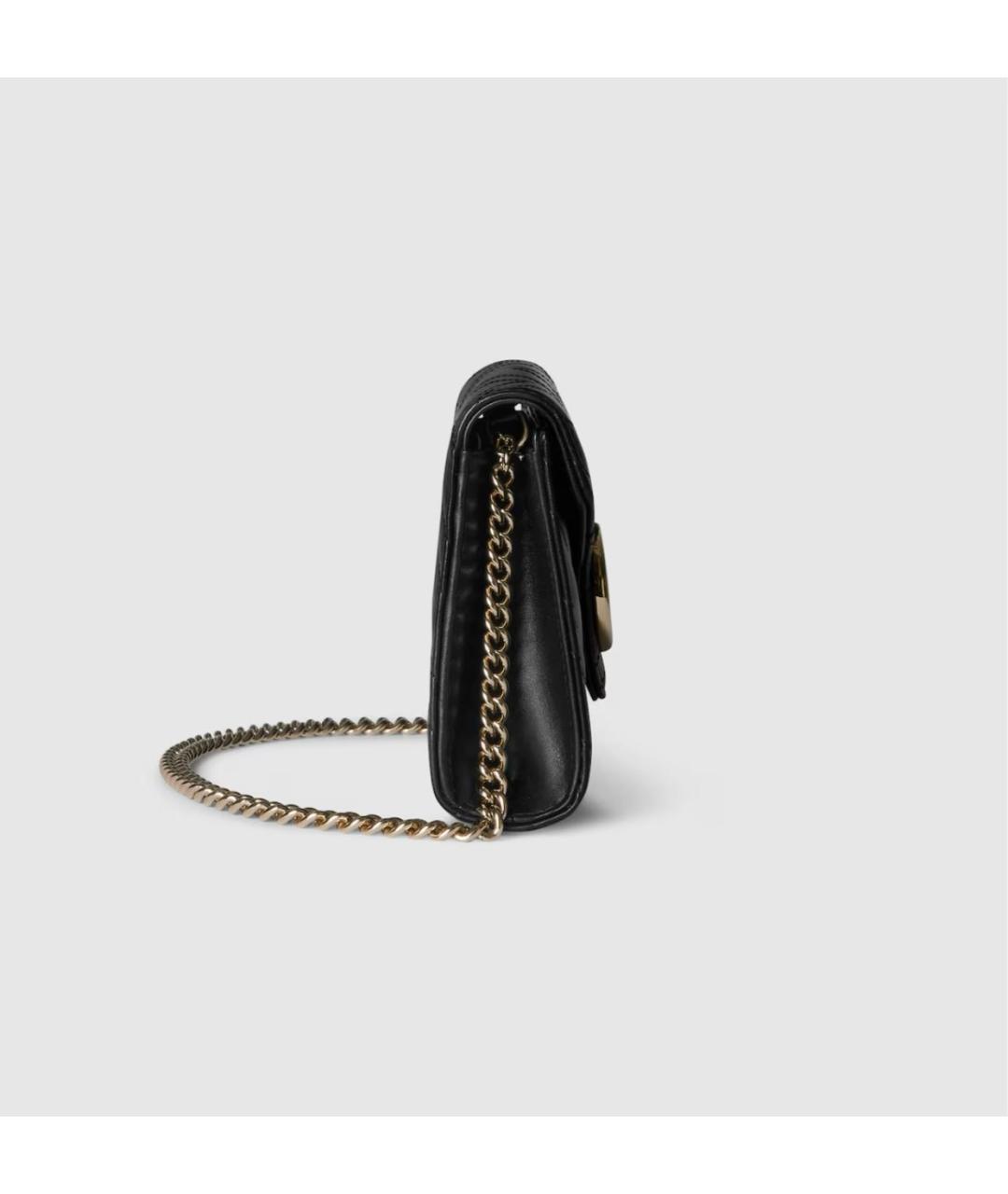 GUCCI Черный кожаный кошелек, фото 6