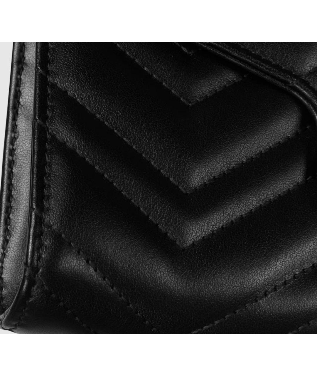 GUCCI Черный кожаный кошелек, фото 8
