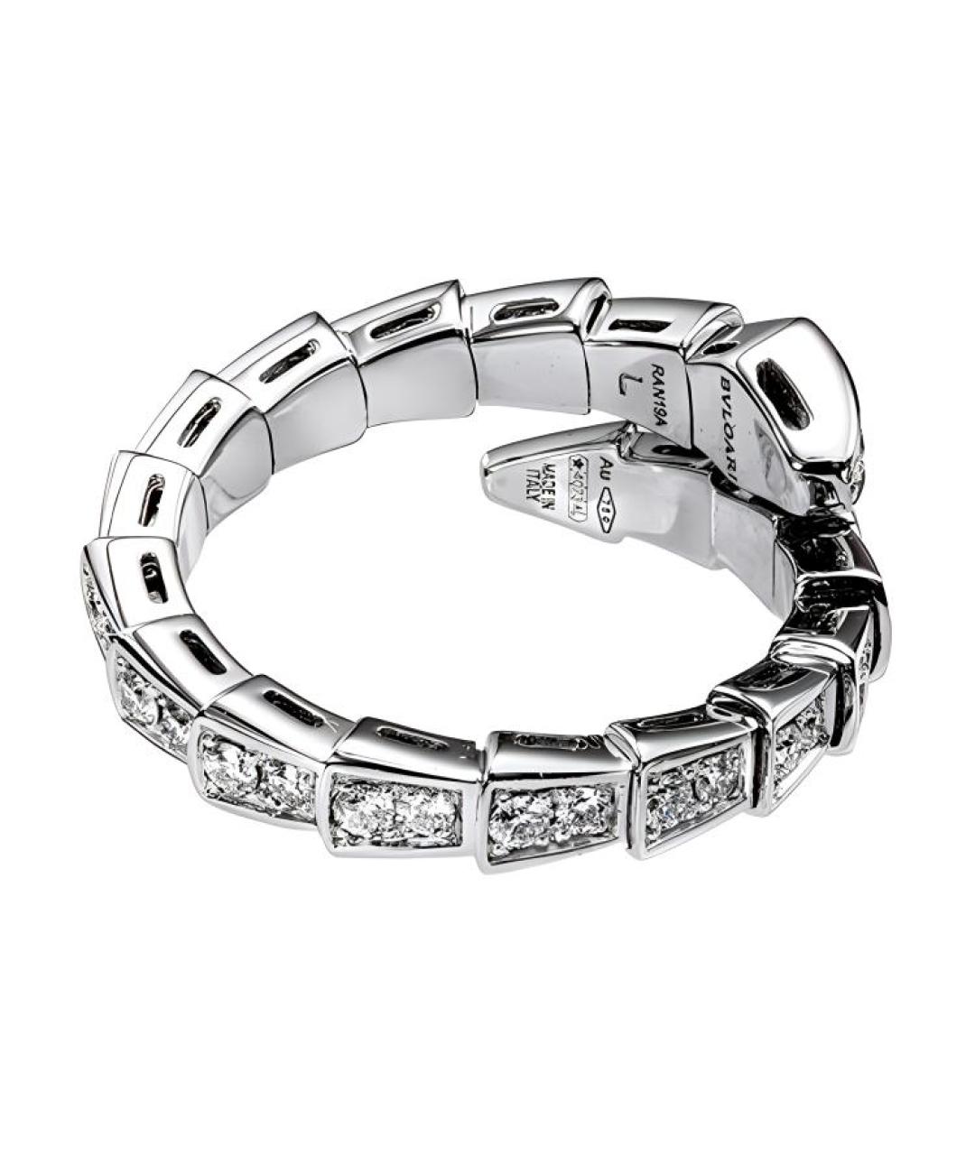 BVLGARI Серебряное кольцо из белого золота, фото 2