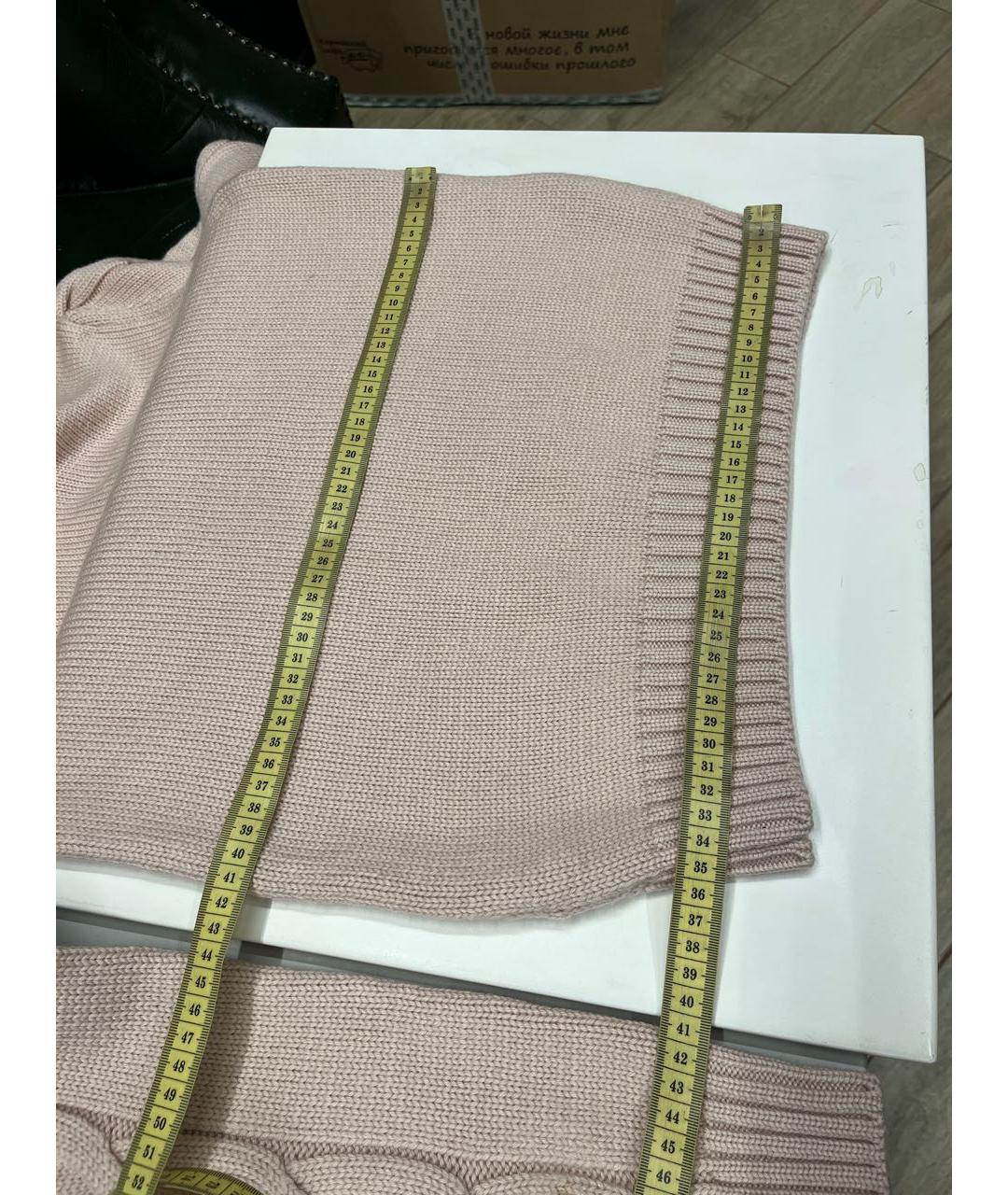 PIERRE BALMAIN Розовый шерстяной джемпер / свитер, фото 2