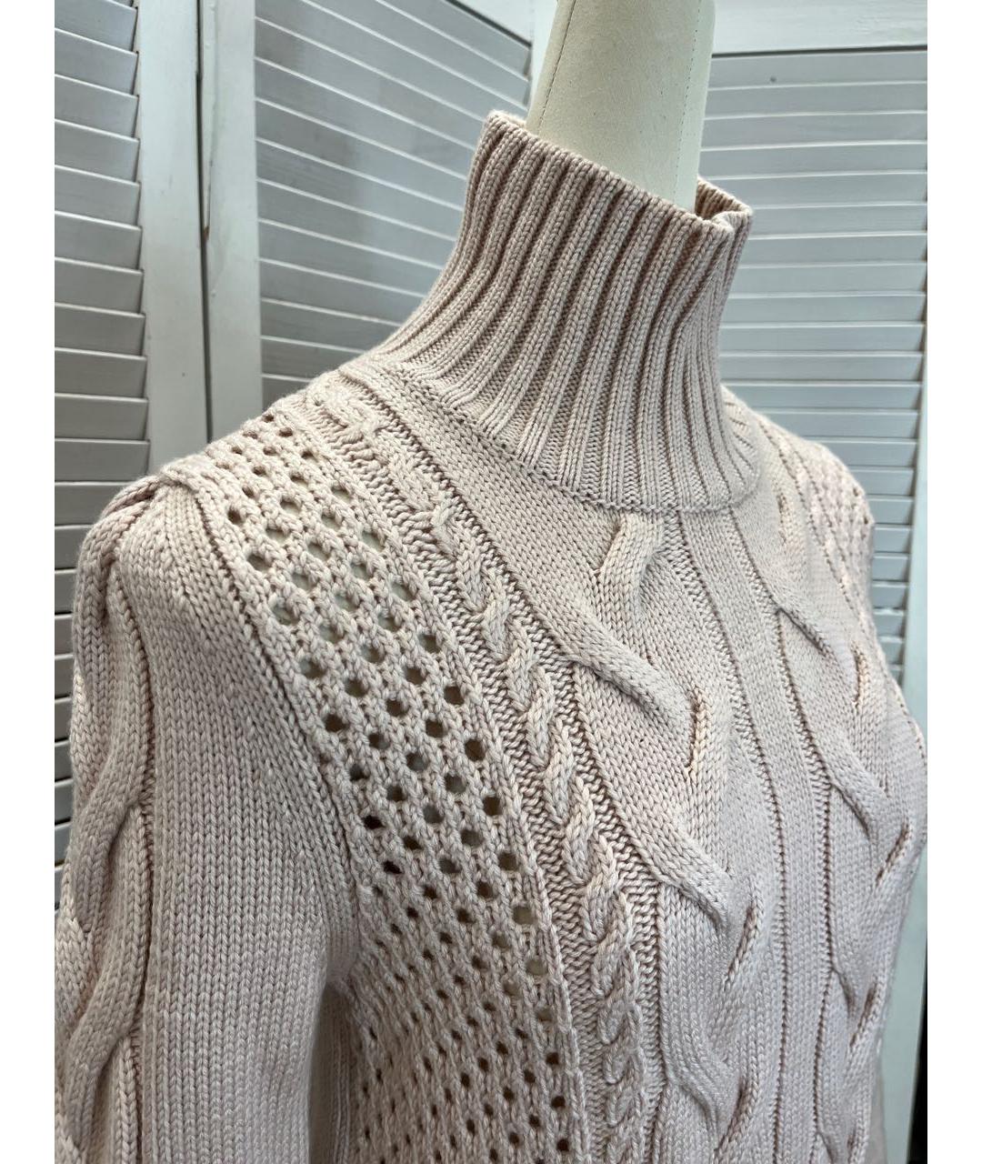 PIERRE BALMAIN Розовый шерстяной джемпер / свитер, фото 8