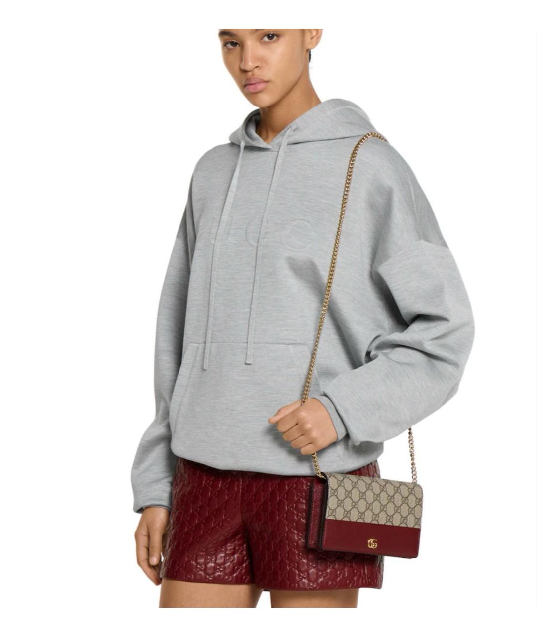 GUCCI Бордовый кошелек, фото 3