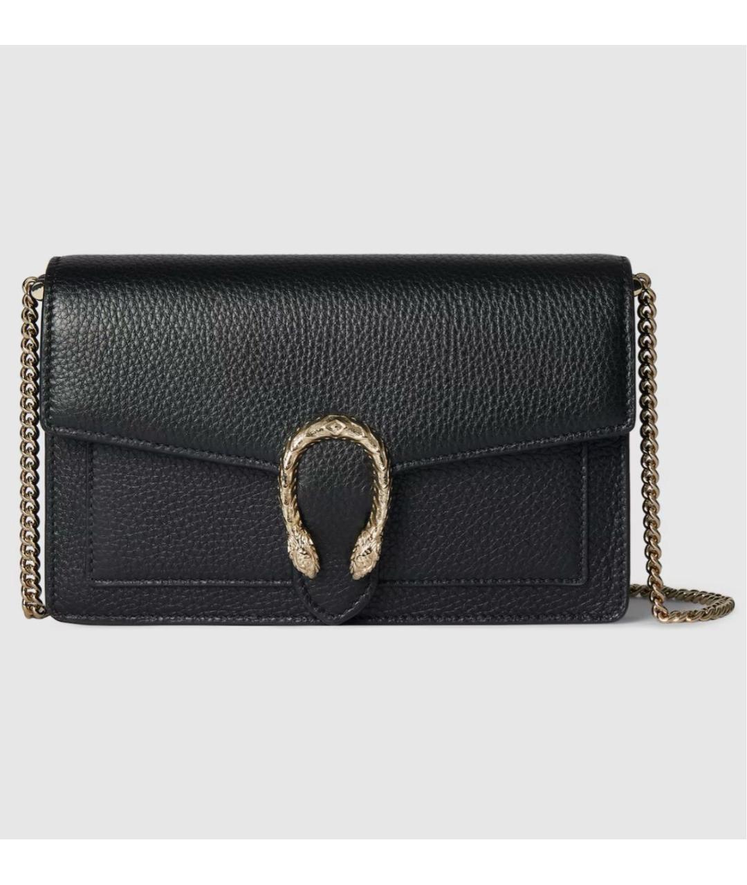 GUCCI Черный кожаный кошелек, фото 8